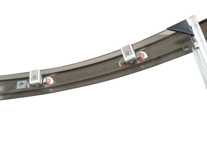 Душевая кабина без поддона Koer SR SC04-90x90x195-TR-07 прозрачное стекло Easy Clean 5мм, графит (KR5362) KR5362 фото