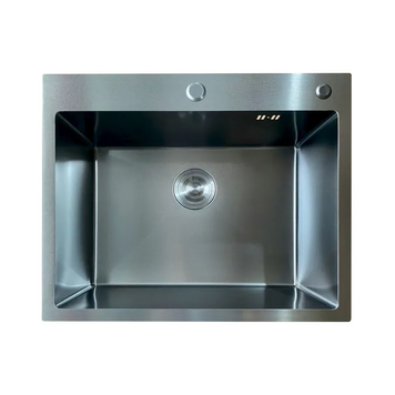 Мойка Mixxus MH6050 Micro Decor Black (3.0/0.8) из нерж. стали (цвет черный) (MI8223) MI8223 фото