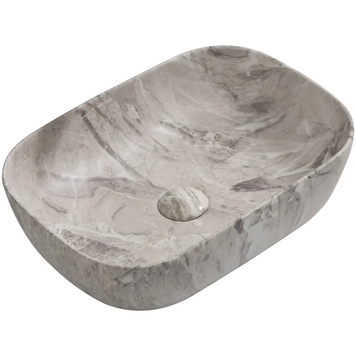 Раковина накладна MIXXUS PREMIUM DIVERSE-0113 MARBLE 455х325х135mm (MP6544) MP6544 фото