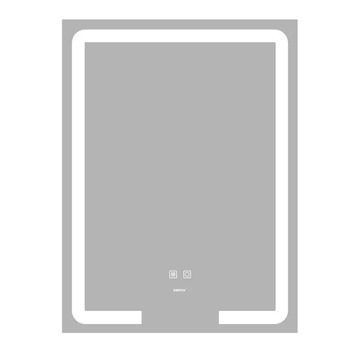Зеркало Zerix Prime MR02-60x80 с LED Touch, Anti-fog, димером, регулятором яркости (ZX6051) ZX6051 фото