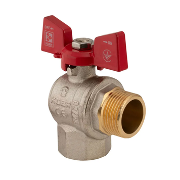 Кран кульовий Koer 3/4" ГШМ кутовий (KR.208) (KR2806) KR2806 фото