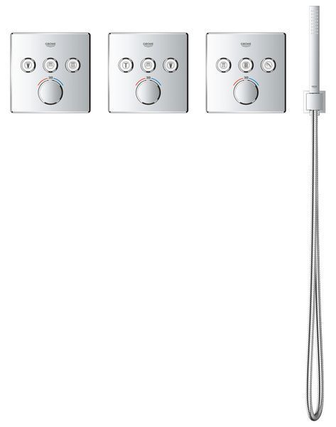 Шланговое подключение с держателем Grohe Euphoria Cube (26370000) 26370000 фото