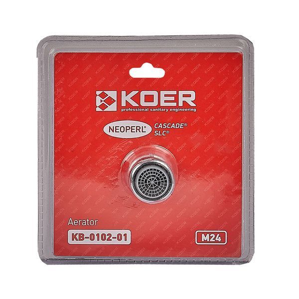 Аэратор М-24 Koer KB-0102-01 NEOPERL CASCADE SLC (Цвет хром) (AC0636) AC0636 фото