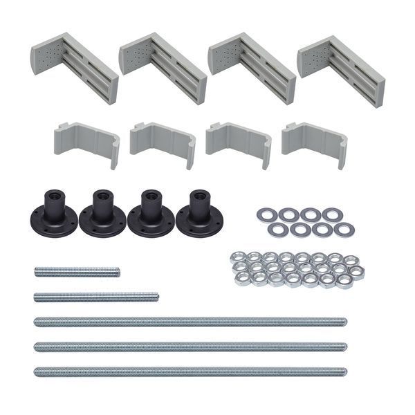 Бокс душевой без гидромассажа Mixxus STRONG SB01-90x90x215-GR SATIN с высоким поддоном (MI6885) MI6885 фото