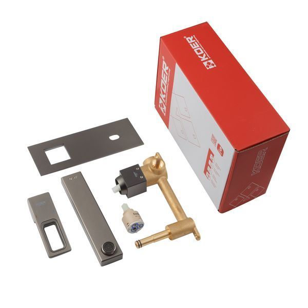 Смеситель для умывальника встраиваемый KOER KB-16009-07 (Цвет графит) (KR5981) KR5981 фото