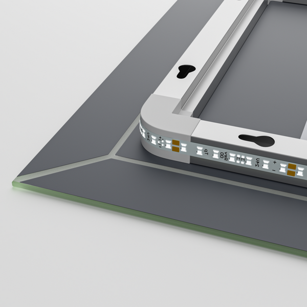 Зеркало Mixxus Premium CUBIC MR14-80x60-Reverse с Led Touch, Anti-fog, димером, регулятором яркости (MP6648) MP6648 фото