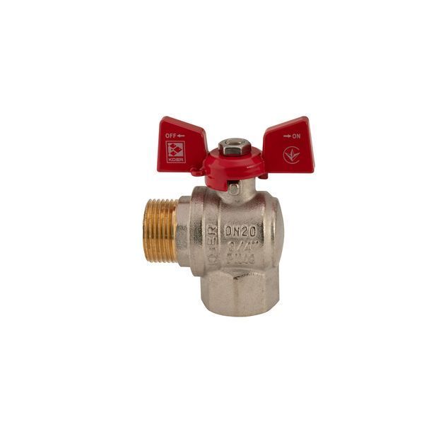 Кран шаровый Koer 3/4" ГШБ угловой (KR.208) (KR2806) KR2806 фото