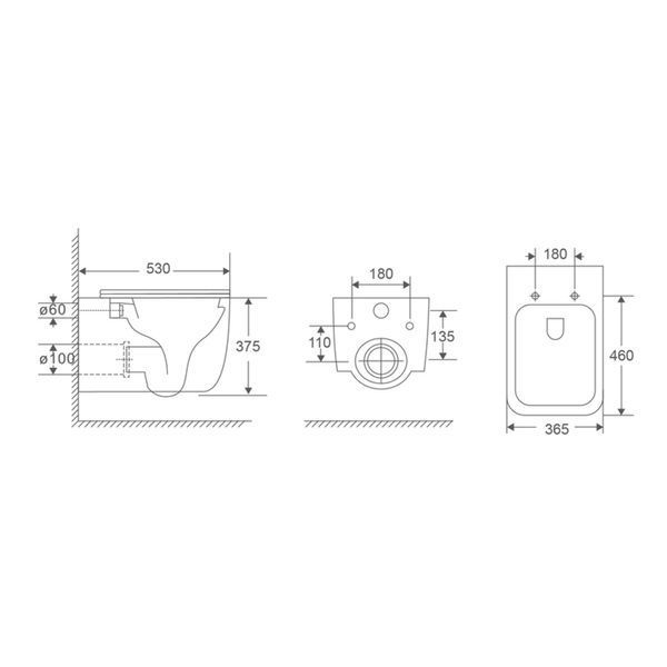 Комплект Grohe Set Унітаз DIVERSE-0301-T1 + Інсталяція Grohe Rapid SL 38772001 (38772001DIVERS0301T1) 38772001DIVERS0301T1 фото