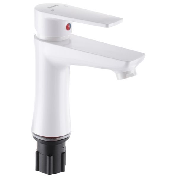 Змішувач для умивальника Plamix Oscar-001 (W) Білий (без підводки) (PM0601) PM0601 фото