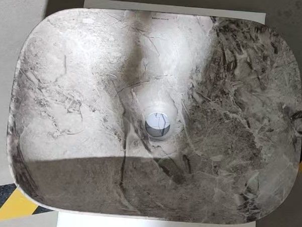 Раковина накладна MIXXUS PREMIUM DIVERSE-0113 MARBLE 455х325х135mm (MP6544) MP6544 фото