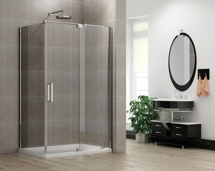 Душевая кабина без поддона Koer SR SC02-120x90x200-TR-01 прозрачное стекло Easy Clean 8мм, хром (KR5354) KR5354 фото