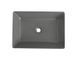 Раковина накладная Mixxus Premium QUADRO-0108 GRAY 550x390x145mm (MP6652) MP6652 фото 2
