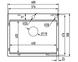Мийка MIXXUS MH6050 DECOR GRAPHITE (MH6050 DECOR NANO-BLACK) (3.0/0.8) з нерж. сталі (колір графіт) (MX1934) MX1934 фото 3