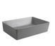 Раковина накладная Mixxus Premium QUADRO-0108 GRAY 550x390x145mm (MP6652) MP6652 фото 10