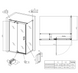 Душевая кабина без поддона Koer SR SC02-120x90x200-TR-01 прозрачное стекло Easy Clean 8мм, хром (KR5354) KR5354 фото 6
