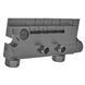 Душевая колонна Armata BCT-009-J Graphite со смесителем с кнопочным переключателем, 4 режима (CH6511) CH6511 фото 3