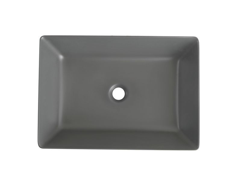 Раковина накладная Mixxus Premium QUADRO-0108 GRAY 550x390x145mm (MP6652) MP6652 фото