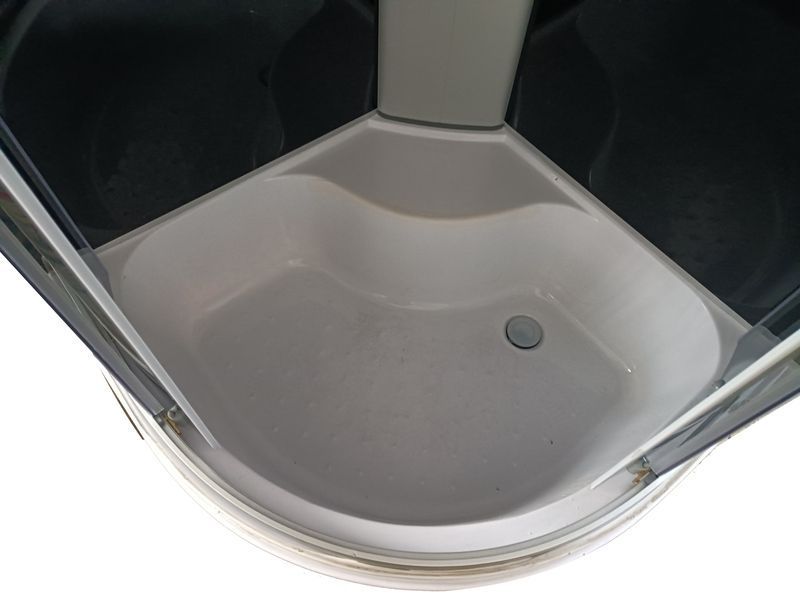 Бокс душевой без гидромассажа Mixxus STRONG SB01-90x90x215-GR SATIN с высоким поддоном (MI6885) MI6885 фото