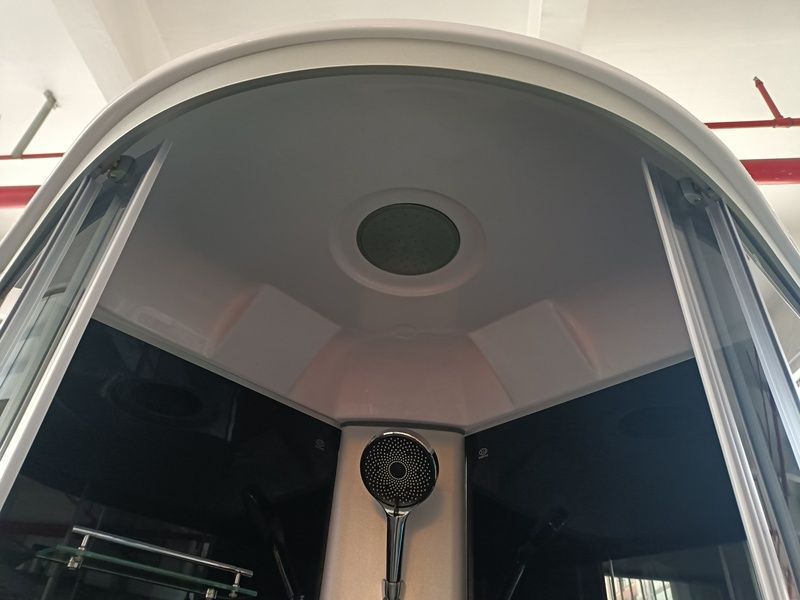 Бокс душевой без гидромассажа Mixxus STRONG SB01-90x90x215-GR SATIN с высоким поддоном (MI6885) MI6885 фото