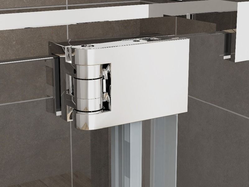 Душевая кабина без поддона Koer SR SC02-120x90x200-TR-01 прозрачное стекло Easy Clean 8мм, хром (KR5354) KR5354 фото