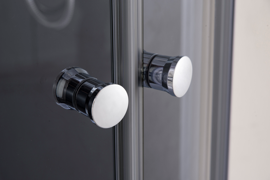 Душевая кабина с низким поддоном Mixxus CUBIC SCT01-90x90x195-TR GRAPHITE прозрачное стекло 4мм (MI6905) MI6905 фото