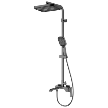 Душевая колонна со смесителем KOER KB-56037-07 3 функции (Цвет графит) (KR6002) KR6002 фото