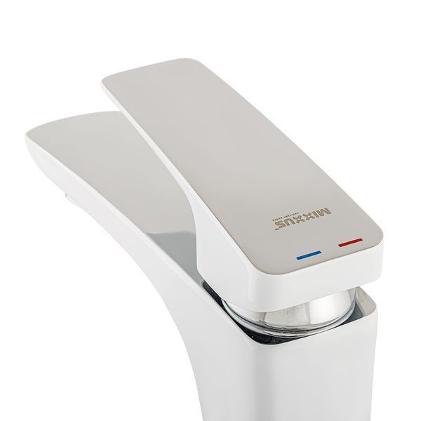 Смеситель для умывальника Mixxus Premium Patrick 001 гайка (White) (MI5853) MI5853 фото