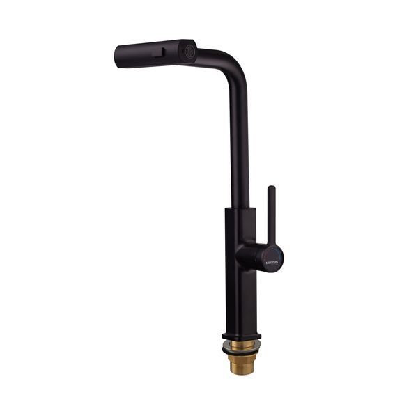 Смеситель для кухни с выдвижным изливом Mixxus Premium HAMMER 014 BLACK (MI6954) MI6954 фото