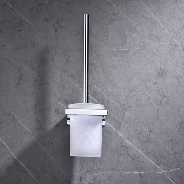 Ершик для унитаза подвесной Koer AS-0105-01 (стекло) цвет хром глянец (KR6173) KR6173 фото