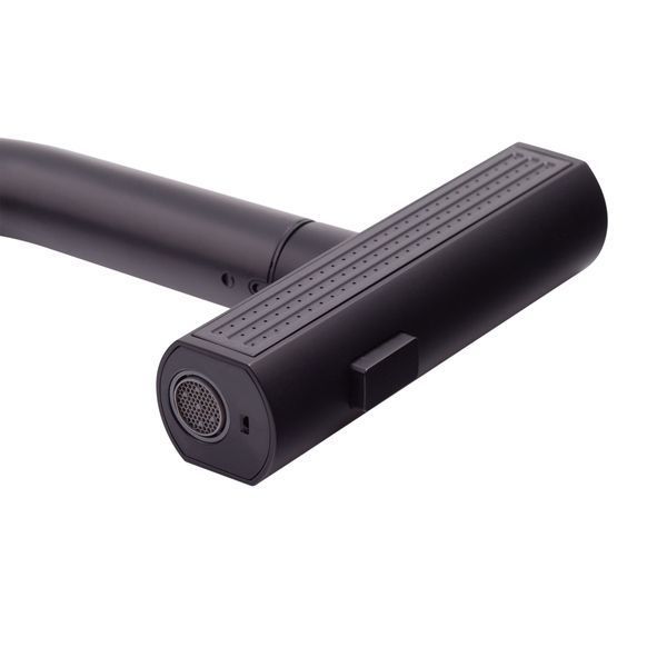 Смеситель для кухни с выдвижным изливом Mixxus Premium HAMMER 014 BLACK (MI6954) MI6954 фото
