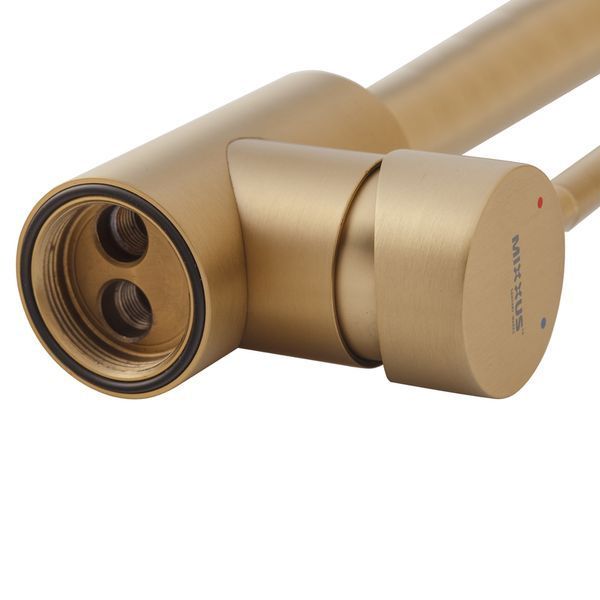 Смеситель для кухни Mixxus SUS-011 Brushed Gold из нерж.стали SUS304 (Цвет матовое золото) (MI8435) MI8435 фото
