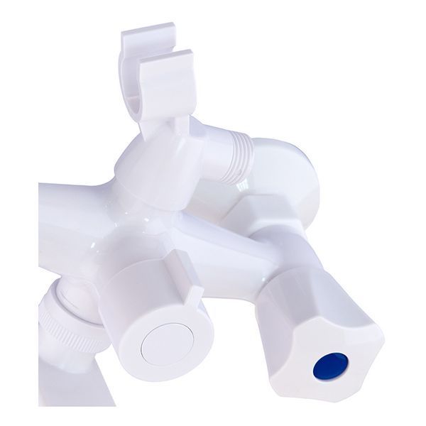 Змішувач для ванни Plamix Omega-140 Euro White (без шланга та лійки) (PM0648) PM0648 фото