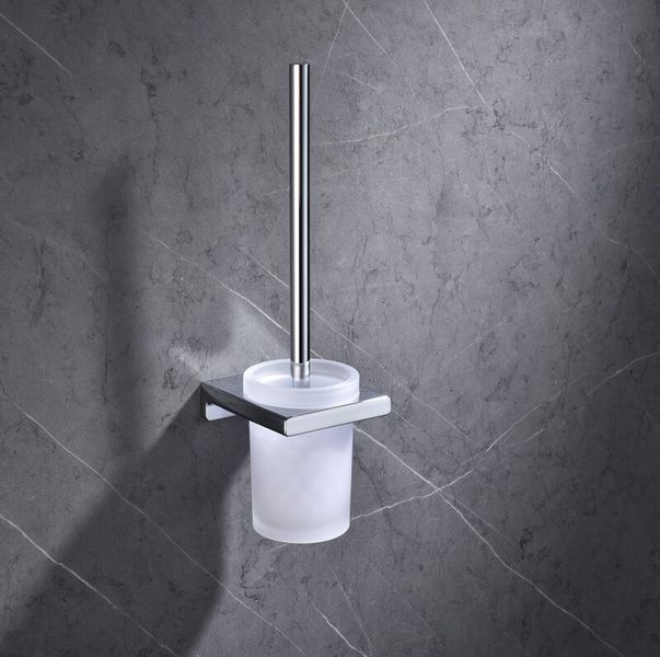 Ершик для унитаза подвесной Koer AS-0105-01 (стекло) цвет хром глянец (KR6173) KR6173 фото
