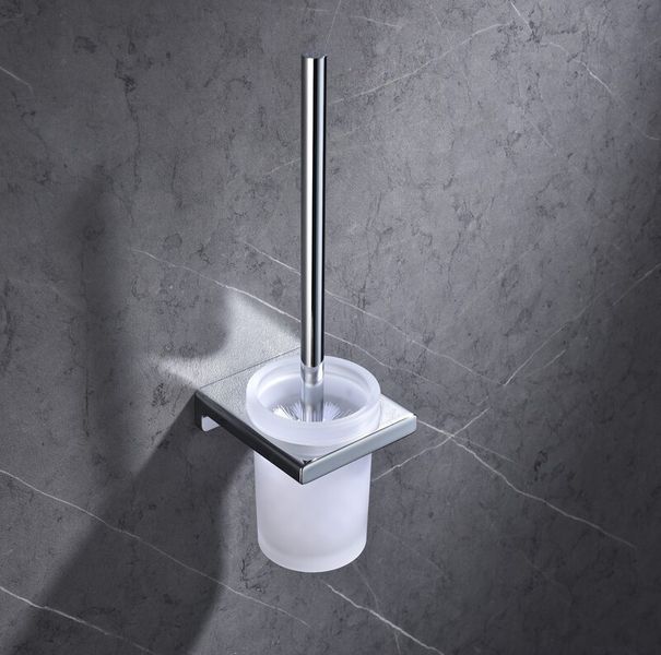 Ершик для унитаза подвесной Koer AS-0105-01 (стекло) цвет хром глянец (KR6173) KR6173 фото