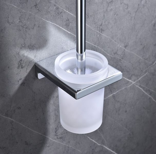 Ершик для унитаза подвесной Koer AS-0105-01 (стекло) цвет хром глянец (KR6173) KR6173 фото