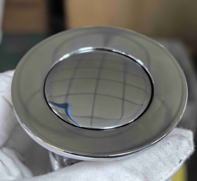 Донний клапан для раковини Koer PW-09-01 1 1/4'' з переливом автоматичний СLICK-СLACK (Колір хром) (KR5796) KR5796 фото