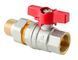 Кран з американкою Koer Extreme KE.227-15 - 1/2" ручка "метелик" червона (KR5765) KR5765 фото 5