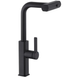Смеситель для кухни с выдвижным изливом Mixxus Premium HAMMER 014 BLACK (MI6954) MI6954 фото 1