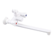 Змішувач для ванни Plamix Omega-140 Euro White (без шланга та лійки) (PM0648) PM0648 фото 1