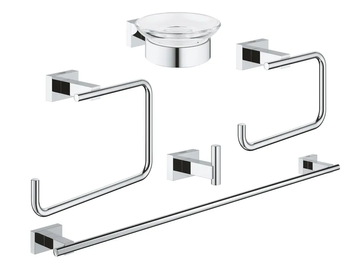 Набор аксессуаров 5 в 1 Grohe Essentials Cube New (40758001) 40758001 фото