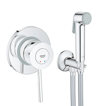 Набор 2 в 1 для туалета Grohe BauClassic (к-кт гиг.душа, смеситель прих.монтажа) (UA2904800S) UA2904800S фото
