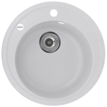 Мойка кухонная Zerix ZS-510R-01 Белая (ZX4531) ZX4531 фото