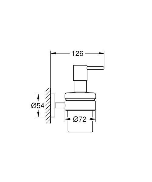 Дозатор рідкого мила Grohe Essentials New (40448001) 40448001 фото