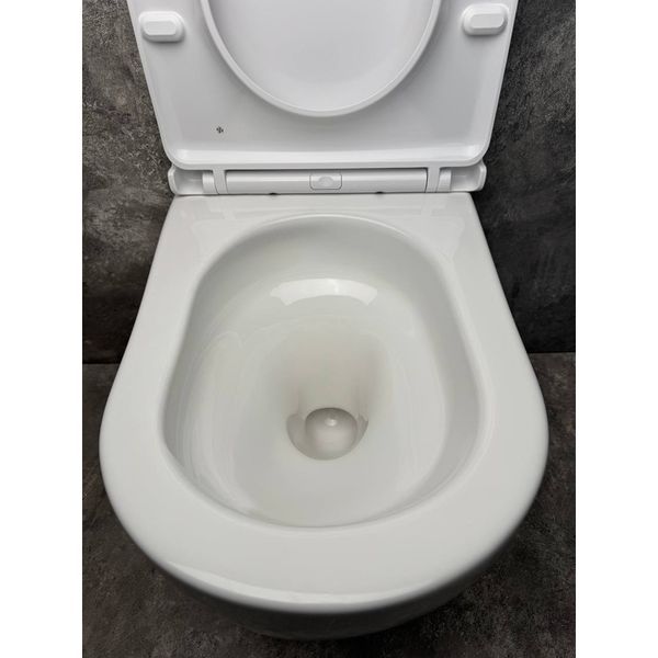 Унитаз подвесной эргономичный Koer TT-0101-T3 520x360x360mm система смыва TORNADO 3.0 (KR5615) KR5615 фото