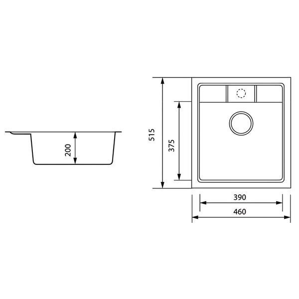 Мойка кухонная Zerix ZS-4651S-07 Мраморная (ZX4566) ZX4566 фото