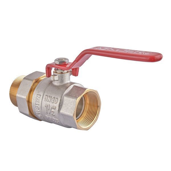 Кран с американкой Koer KR.229 - 1 1/2" ручка рычаг (KR5664) KR5664 фото