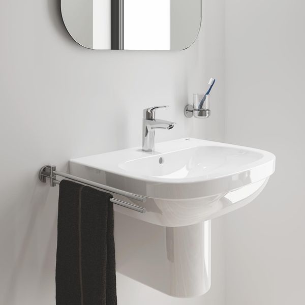 Одноважільний змішувач для раковини S-Size Grohe Eurosmart New з натискним донним клапаном (23922003) 23922003 фото