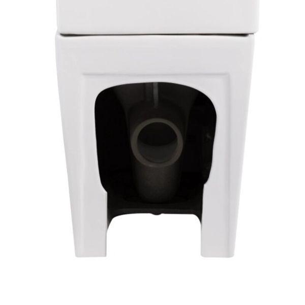 Чаша унитаза-компакта Mixxus Premium Quadro-0402-R Bowl 675х390х855 Rimless без сиденья (MI8340) MI8340 фото
