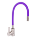 Смеситель для кухни Zerix LR74004-8 с фиолетовым гибким изливом (LL1478) LL1478 фото 1