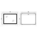Дзеркало Mixxus WARM MR12-90x70-Reverse з Led Touch, Anti-fog, димером, регулятором яскравості (MI6675) MI6675 фото 4